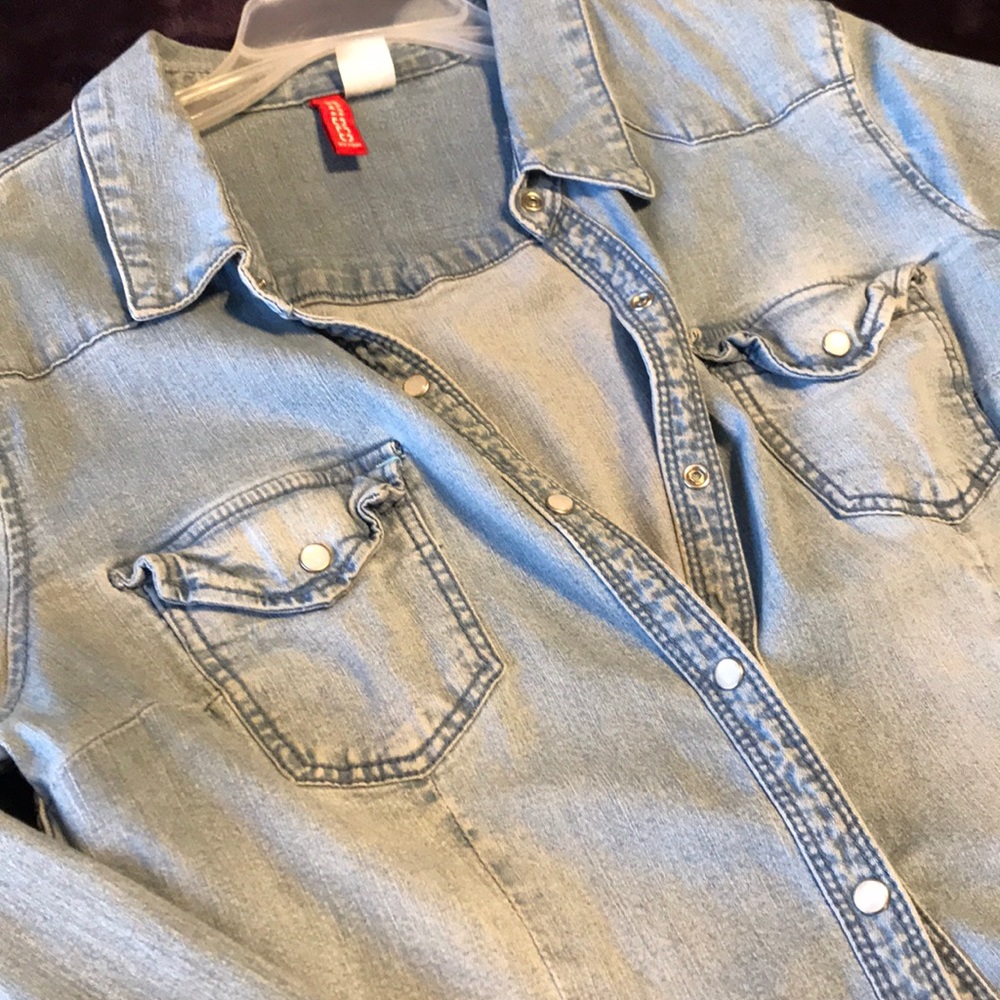 Denim button up -lightwash